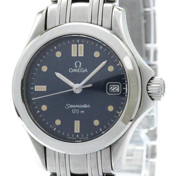 Polished OMEGA Seamaster 120M Steel Quartz Ladies Watch 2581.80 BF572348 - Picture 1 of 9